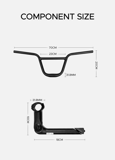 Kierownica BMX do EP-2 Boost/EP-2 Pro/Engine X