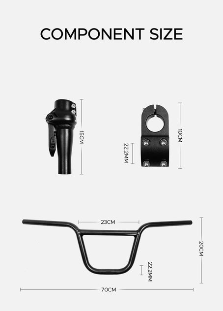Guidon BMX pour Engine Pro/Engine Pro 2.0/L20 3.0/X20