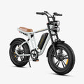 White-ENGWE M20 Motorcycle-styled Electric Bike