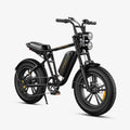 Black-ENGWE M20 Motorcycle-styled Electric Bike