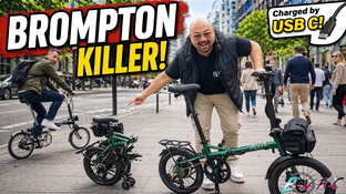 This GENIUS E-Bike Charges via USB-C… and Folds TINY! Engwe Zip Review